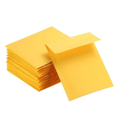 Bubble Mailers Padded Envelopes Mailing Yellow Mailer Packages 11x13mm, 25pcs
