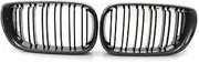 For 3 Series E46 4-Door 2002-2005 A Pair Car Styling Carbon Fiber Color Car Front Kidney Grill Grills Double Slat Racing Grills Hood Bumper Style Mesh(Carbon Fiber Color)