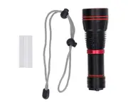 Dive Light 1200 Luminous Flux IPX8 Waterproof Stepless Dimming Aluminium Alloy Underwater Flashlight for Fishing Camping