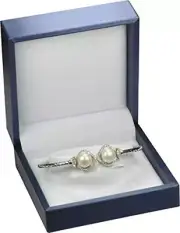 Bangle Bracelet Watch Box Luxury Soft Touch PU Leather Material Rich 1 Blue