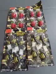 Vintage Set Of 4 Pack Barbecue Bob Table-Cloth Weights Apples And Bees