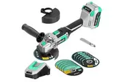 LITHELI 20V Cordless 4-1/2" ANGLE GRINDER Kit with 4A Battery
