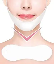 Loloskinny Hydrogel Chin v V-Line Lifting Line Pack Mask Patch 1 Day Pack, Contains High Concentration Essence And Collagen X10PACK