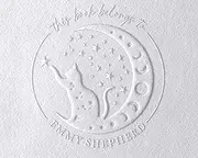 Cat Book Embosser | Cat Book Stamp | Cat Lover Gift | Pussy Cat Book Embosser | Custom Library Stamp | Personalised Book Embosser