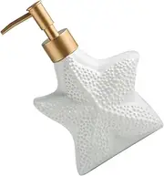 UTHCLO Ceramic Soap Dispenser Pump Bottle Large Capacity North European Style Bathroom Toiletry Bottles