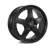 To Suit MAZDA CX-3 WHEELS PACKAGE: 17x7.0 17x8.5 Simmons FR-1 Satin Black and...