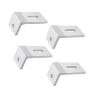 1/4/10 X 90° Solar Sliver Panel Mounting L-Type Bracket For 10W-100W Panels