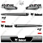 Fits Bobcat UV34XL Decal Kit 4x4 Utility Vehicle - CUSTOM BLACK - 3M VINYL!