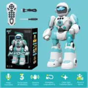 Blue Smart Remote Control Gesture Robot Recording Voice Interactive Toy Gift AU