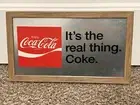 Coca-Cola Metal Hanging Sign, It’s The Real Thing, Coke Sign
