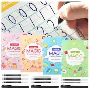 Magic Practice Copybook Reusable Grooved Handwriting Workbooks Magic Writing ...
