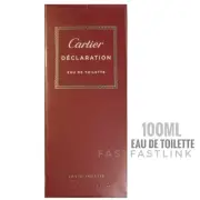 CARTIER DECLARATION 100ml EDT SPRAY MENS FRAGRANCE...SEALED BOX+ GENUINE