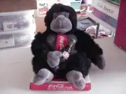 COCA COLA PLUSH COLLECTION GORILLA HOLDING A COKE NEW