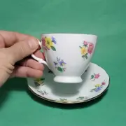Royal Vale Bone China Coffee Cup with Saucer Made in England
