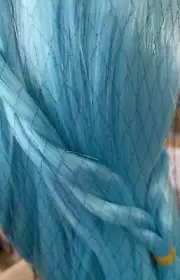 Blue Wig Girls Topcosplay Turquoise Blue Similar To Addison