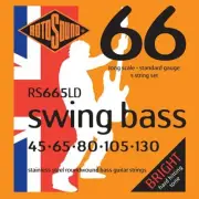 Rotosound Swing Bass 66 Stainless Steel Long Scale Standard Gauge 5-String...