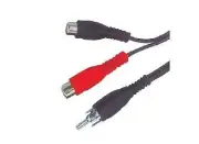 MAGNUM PRO MAY1 1 RCA male plug to 2 RCA female jacks