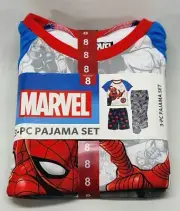 Marvel SuperHeroes Featuring Spider - Man 3 Piece Pajama Set | Size 8 - Medium