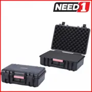 TSUNAMI Waterproof Hard Storage PVC Case with Foam | Black