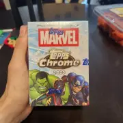 2025 TOPPS CHROME MARVEL COMICS Value/Blaster Box (28 Cards) Brand New Sealed