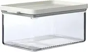 Mepal - Omnia Cheese Box - Cool Box with Lid for Cheese - Airtight Fridge Container with Anti-Condensation Insert - Fresh Box for Various Cheeses - Storage Box - 2000 ml - Nordic White