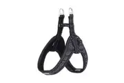 Rogz Small Black Fast Fit Utility Harness for Dogs