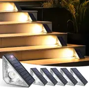 Luces de paso solares para exteriores, luces de paso