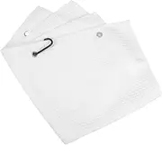 ibasenice Professional Microfiber Golf Towel with Compact Golf Ball Cleaner for Outdoor Use Lightweight Quick Drying and Easy to Clean for Golfers The Go