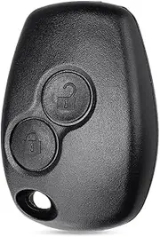 FLJKCT Car Key Shell 2 Buttons Car Key Shell Remote Cover Case,for Renault Dacia Modus Clio 3 Twingo Kangoo 2
