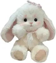 Vibhgtf Bunny Rabbit Sewing Kit | Handmade Doll Craft Kits - Float Connections Plush Doll Sewing Arts Contains Manual and Felt Materials for Making Cute Animal Dolls