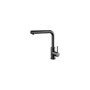 Belling Stainless Steel Squareline Pull-Out Mixer Tap/Faucet 29x26cm Gun Metal