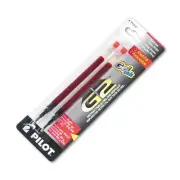 Pilot Refill for G2 Gel Dr. Grip Gel/Ltd ExecuGel G6 Q7 Fine Tip Red 2/Pack
