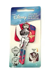 Disney TINKER BELL House Key Blank Kwik Set KW1, KW10 , KW-11 Keys New Cond.D-46