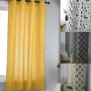 Boho Curtain Living Room Bedroom Drape Window Treatment Curtain