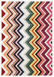 Loti Modern Multi Coloured Uniart Rug