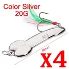 4 Penis Fishing Lure 20g Metal Slice Spoon Micro Jigs Trolling Tailor Lures Spin