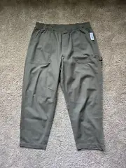 Old Navy green pull on pants tapered womens XL