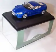 Aston Martin DB9 Coupe in Cobalt Blue 1-43 New in Case 43AMDB9003