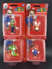 Nintendo Super Mario, Luigi, Yoshi Toad 2” Figure Keychain Collection 2009 Lot