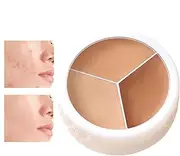 Concealer Palette - Colour Corrector Palette | Cream Concealer Palette | Concealer Set Concealer Palette | 3 Color Cream Face Palette, Long-Lasting Contour Palette Highlighter For Mature Skin