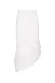 BNWT SASS & BIDE "Fringe Factor" Detachable Feather Skirt Size 8 - $555 -