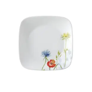 【CORELLE 康寧餐具】花漾彩繪方形6吋平盤(2206)