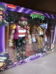 NECA TMNT TURTLES IN TIME PIRATE BEBOP ROCKSTEADY