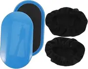 ADOCARN 1 Set Exercise Sliders for Feet Ergonomic Sliding Discs for Home Gym Portable Workout Equipment for Muscle Strength Stability for High Intensity Aerobic Exercises Convenient
