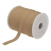 1/2 Inch Double Fold Bias Tape Continuous Bulk Bias Tape (Khaki 55 Yards)