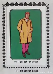 CROMO FHER FESTIVAL HANNA BARBERA Nº 141 DR BENTON JONNY QUEST