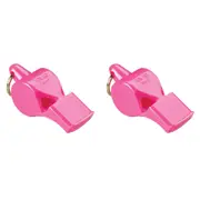 2PK Fox 40 Summit Pearl Whistle Outdoor Coaching/Training Sports Accessory Pink