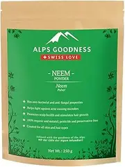 Alps Goodness Neem Powder for Skin & Hair (250 g) - Helps Reduce Acne and Stimulates Hair Growth - 100% Pure & Natural