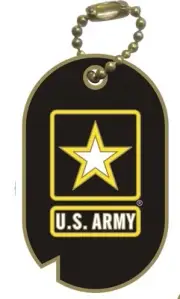 Army United States Army Dog Tag Lapel Hat Pin Tie Tac Army Star FAST USA SHIP