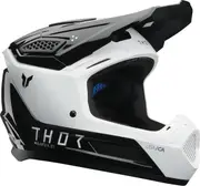 Thor Fleet Storm Motocross Helmet, black-white, Size 2XL for Men Black White